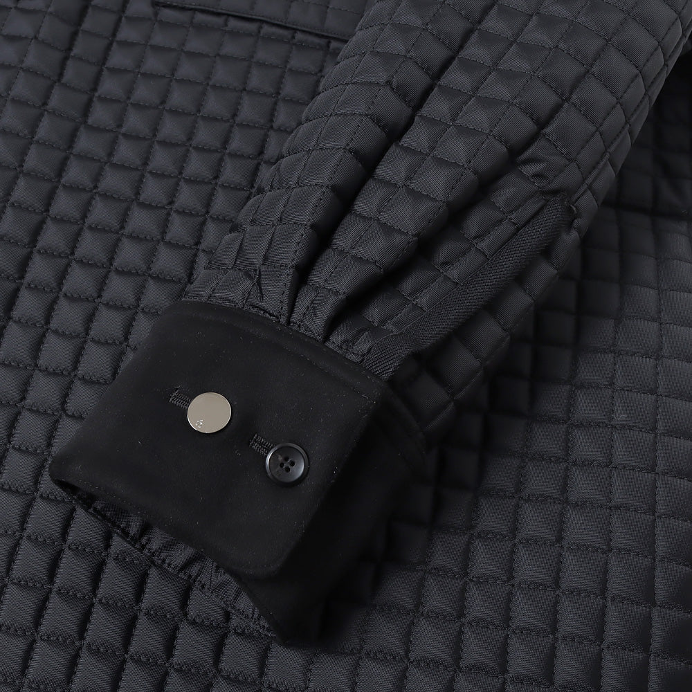 Oversized Quilt Shirt Jacket