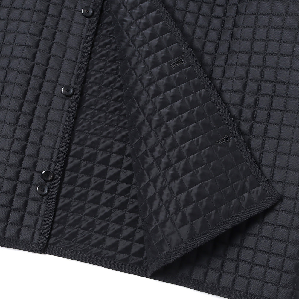 Oversized Quilt Shirt Jacket